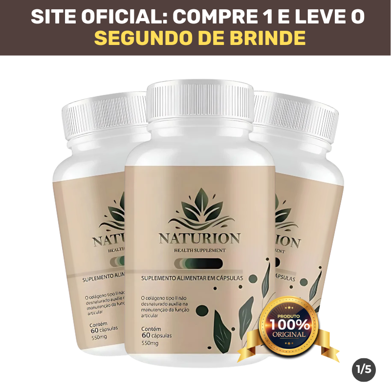 Naturion A Evolução Natural do Cuidado com a Saúde Promoção Exclusiva + Frete Grátis