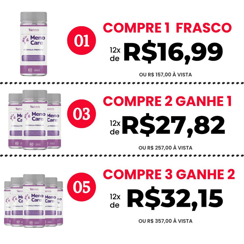 MenoCare Conforto e Equilíbrio em Todas as Fases Promoção Exclusiva + Frete Grátis