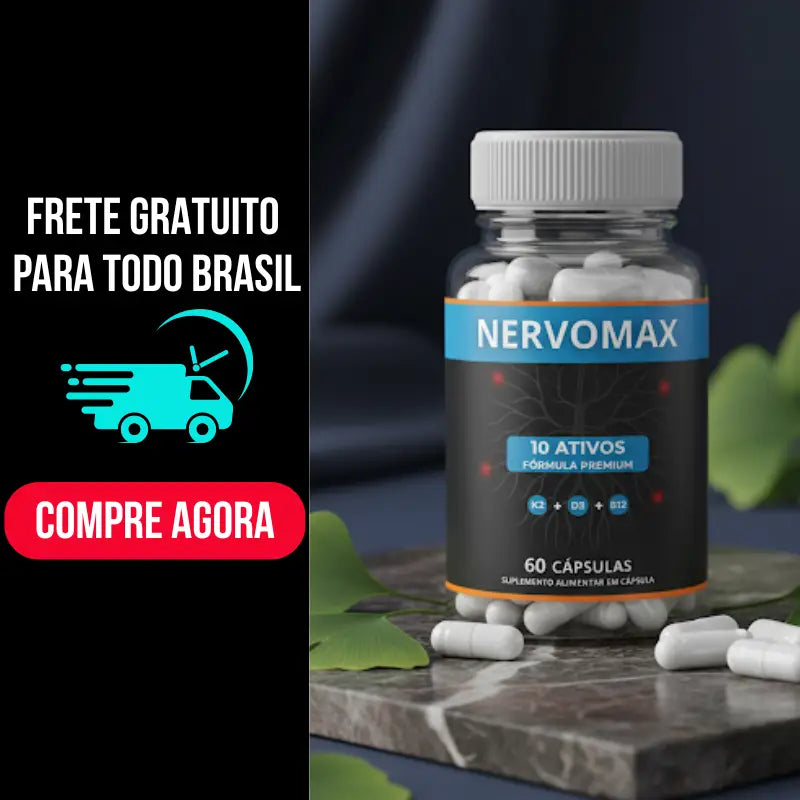 NervoMax O Suplemento Mais Vendido do Brasil Promoção Limitada + Frete Grátis