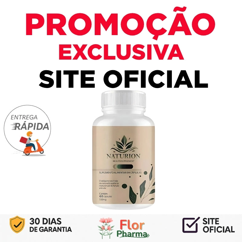 Naturion A Evolução Natural do Cuidado com a Saúde Promoção Exclusiva + Frete Grátis