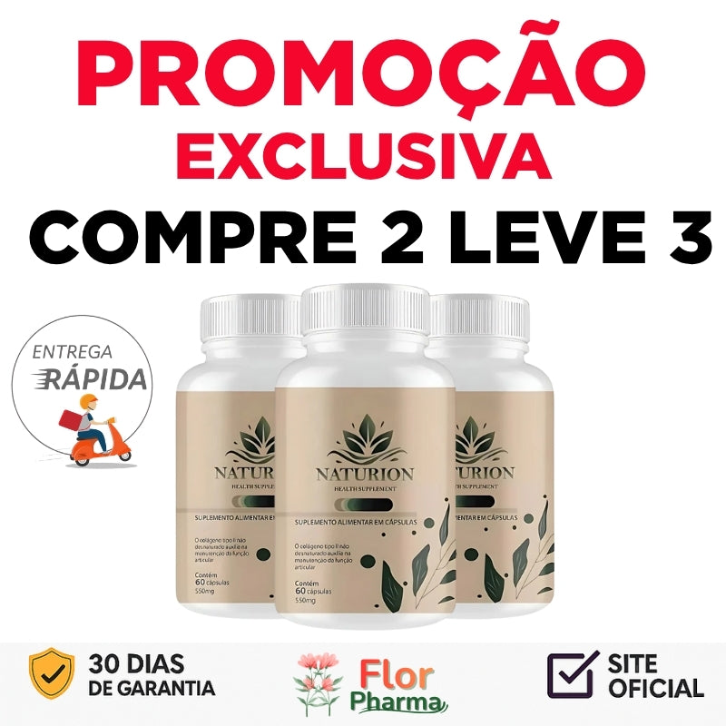 Naturion A Evolução Natural do Cuidado com a Saúde Promoção Exclusiva + Frete Grátis