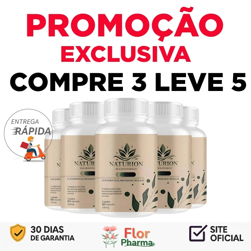 Naturion A Evolução Natural do Cuidado com a Saúde Promoção Exclusiva + Frete Grátis