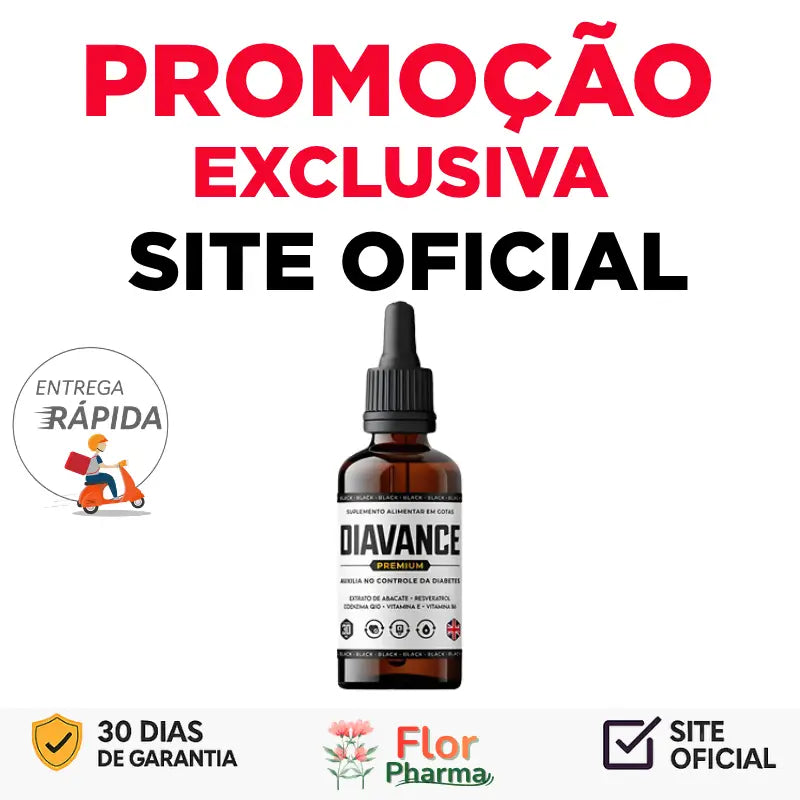 Diavance Gotas Original Para Equilíbrio e Bem-estar Promoção Exclusiva + Frete Grátis