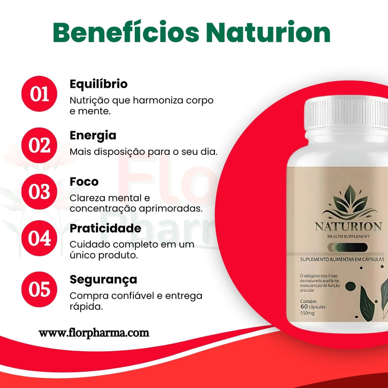 Naturion A Evolução Natural do Cuidado com a Saúde Promoção Exclusiva + Frete Grátis
